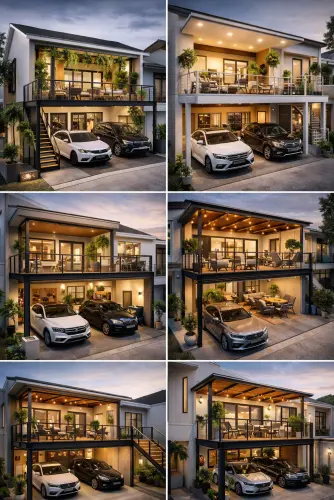 Mezannine Teras Rumah Keren di Pisangan Timur